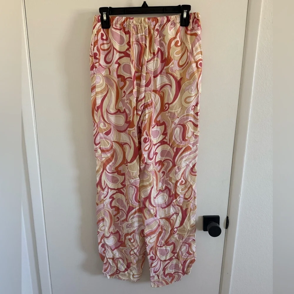 Rhythm Swirl Patterned Coverup Pants
